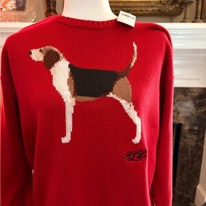 NWT Beautiful Red Ralph Lauren sweater
